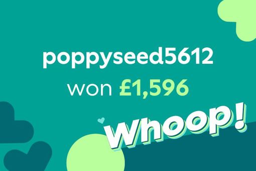 tombola winners story about poppyseed5612 won £1,596
