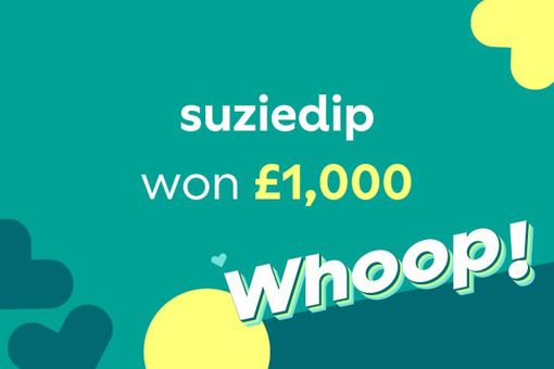 tombola winners story about suziedip won £1,000